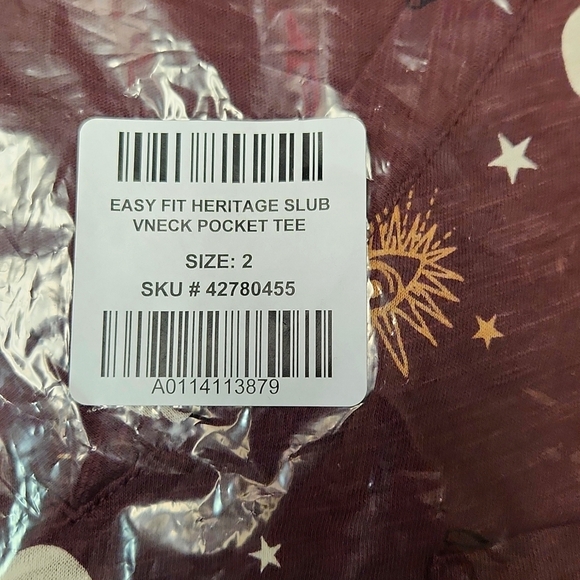 ❤️NWT VINTAGE TORRID SKULL PRINT POCKET TEE - SOFT COTTON - HALLOWEEN PLUS SIZE - Picture 5 of 14